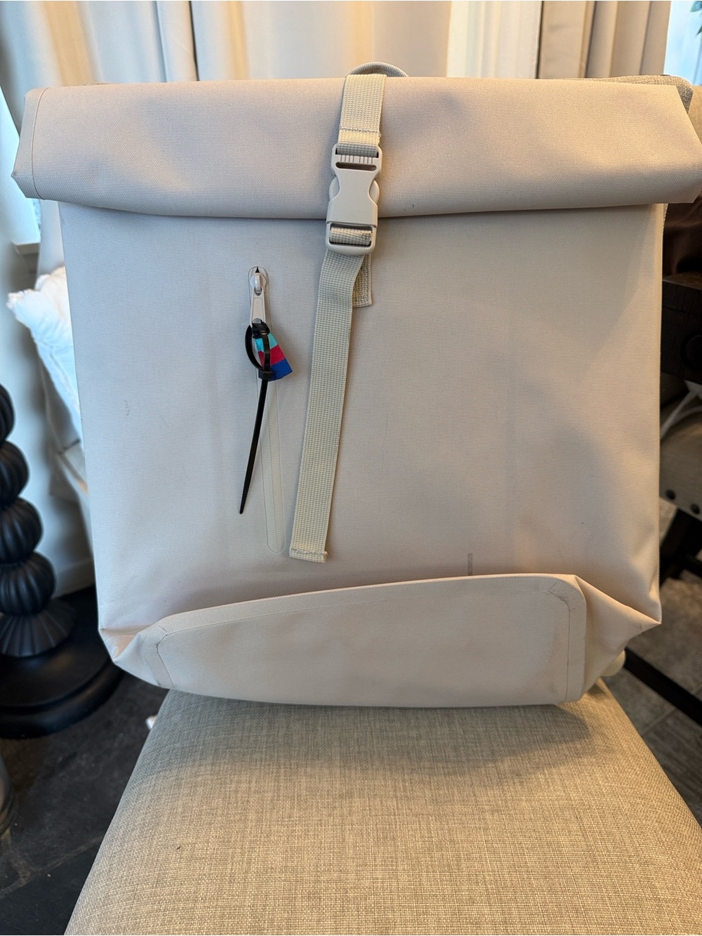 Got Bag Cream Roll Top Backpack